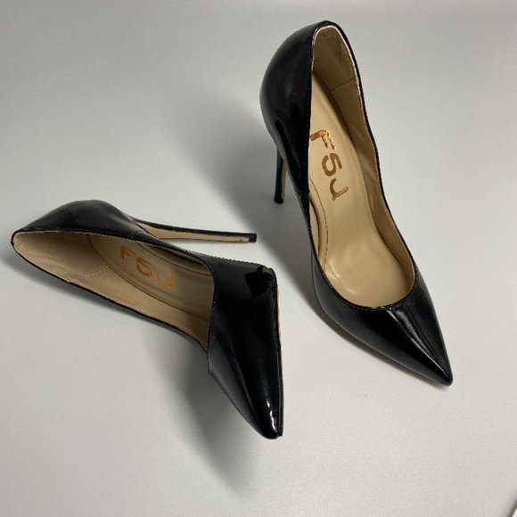 FSJ Women Formal Pointed Toe Pumps High Heel - Picture 7 of 11